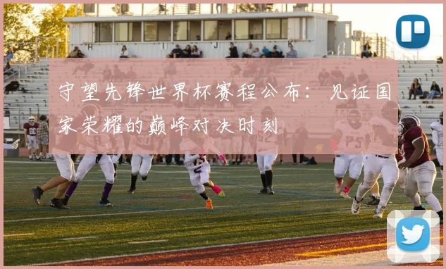 守望先锋世界杯赛程公布：见证国家荣耀的巅峰对决时刻